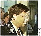 Gates with a cream cake in his face :)