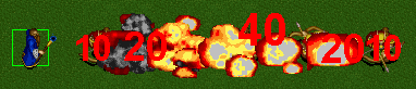 the damage of a fireball