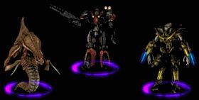 three species - zerg, terran, protoss